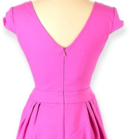 NWT Armani Collezioni Twist Front Dress. Pink. Size 12 - Picture 6 of 8